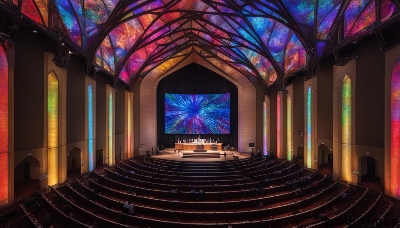 LED Wall for Church in Peachtree City