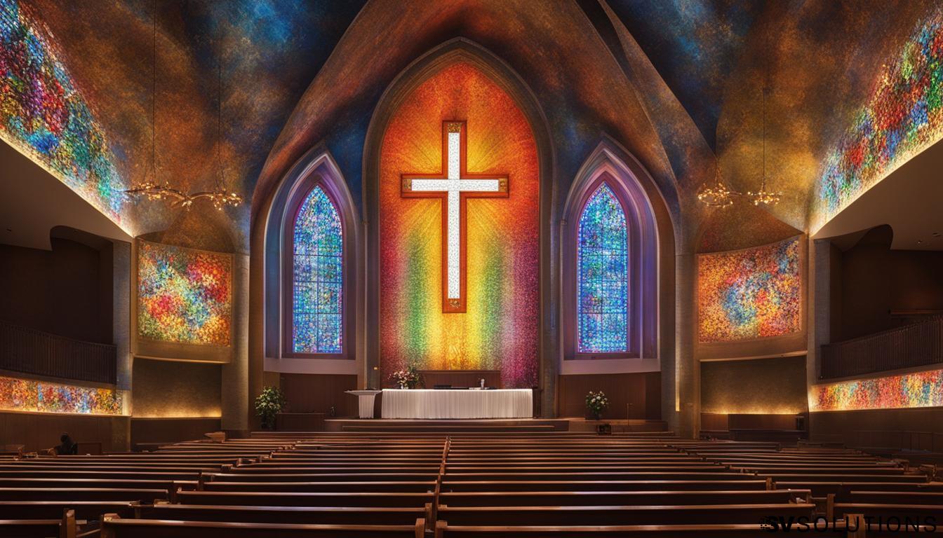 LED Wall for Church in Petersburg