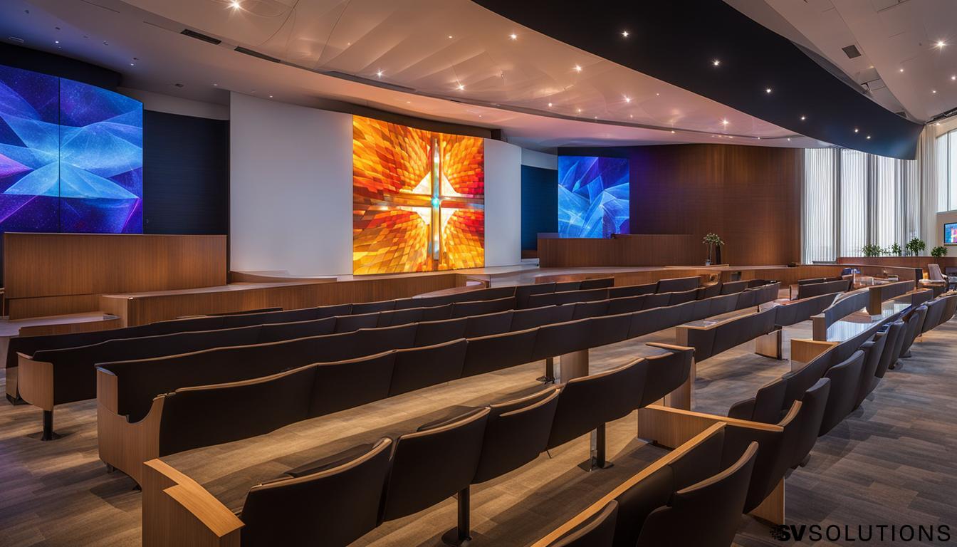 LED Wall for Church in Quincy