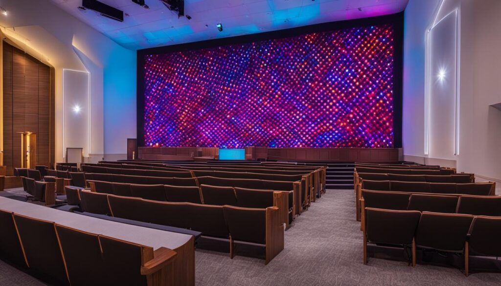 LED wall for church in Roanoke LED wall for church in Roanoke