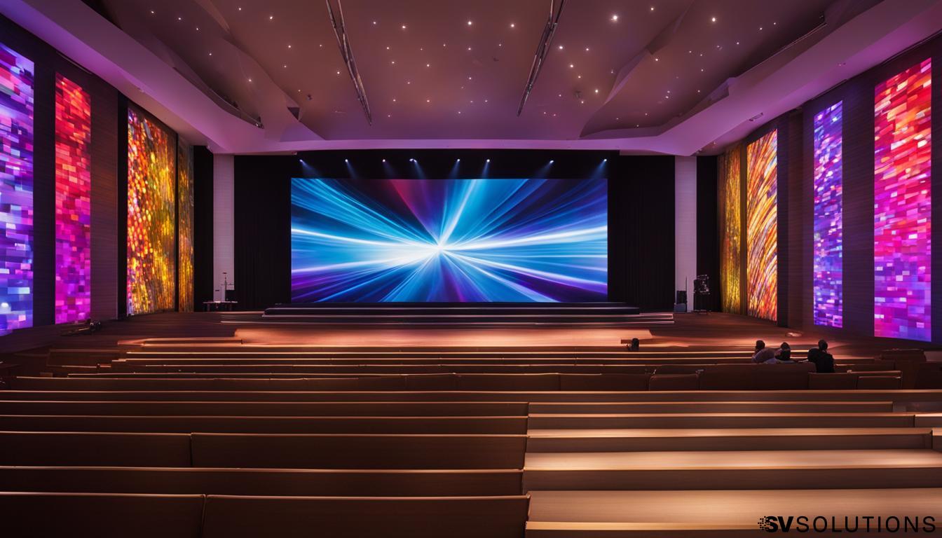 LED wall for church in Russellville