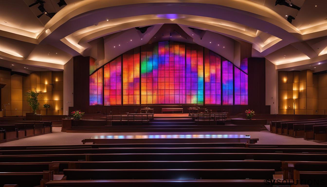 LED Wall for Church in Sandy Springs