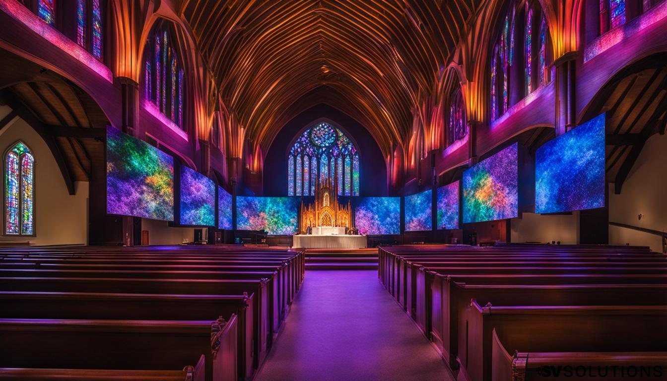 LED Wall for Church in Somerville