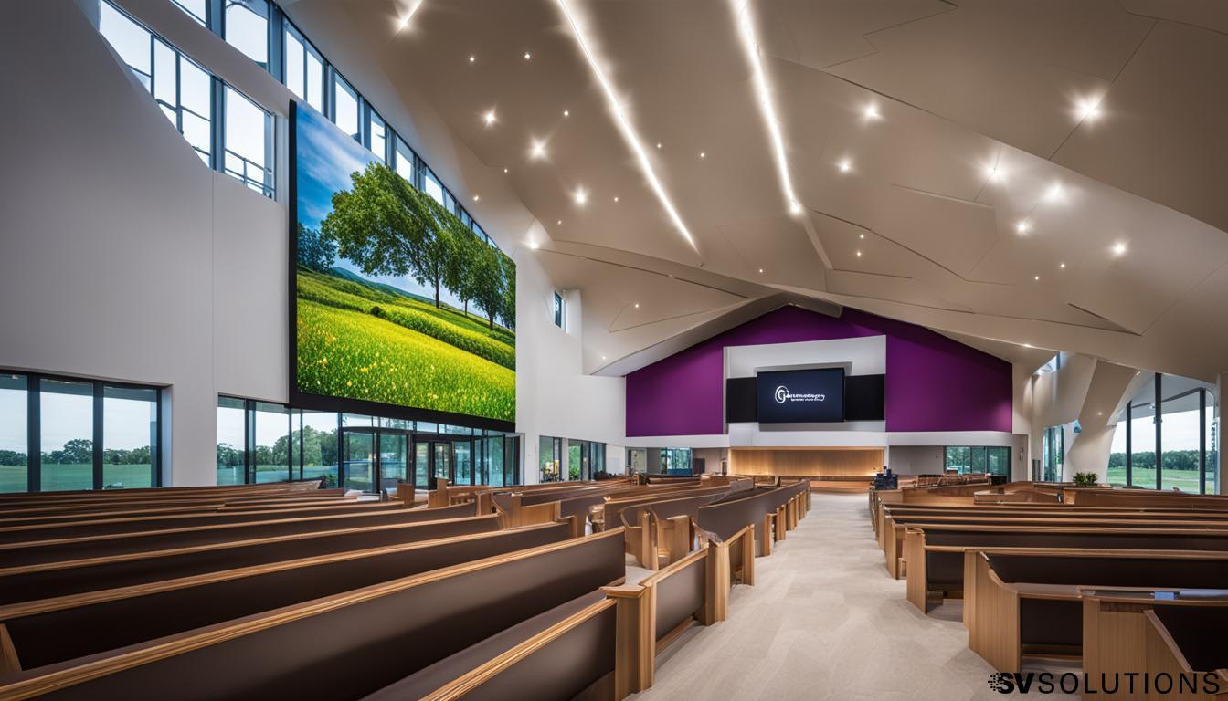 LED Wall for Church in Thornton