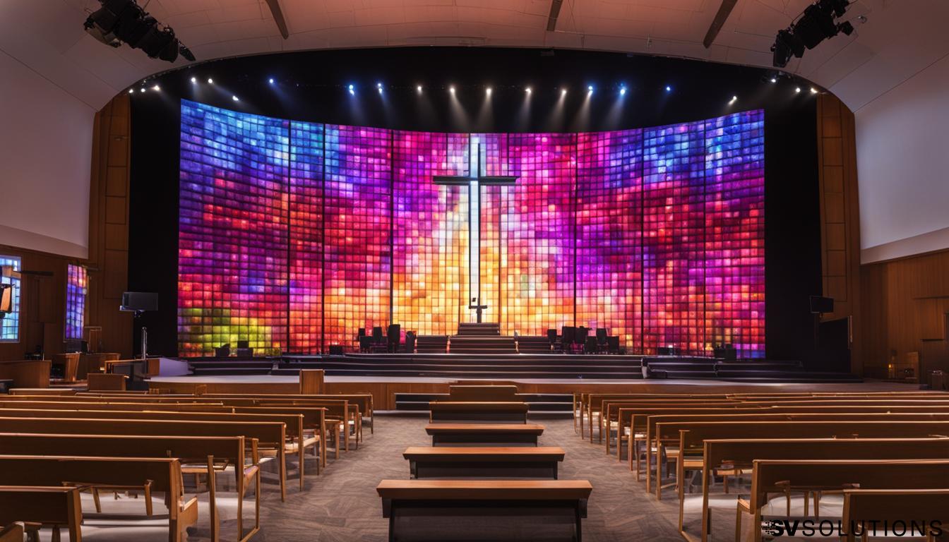 LED Wall for Church in Union City: Elevate Your Worship Services