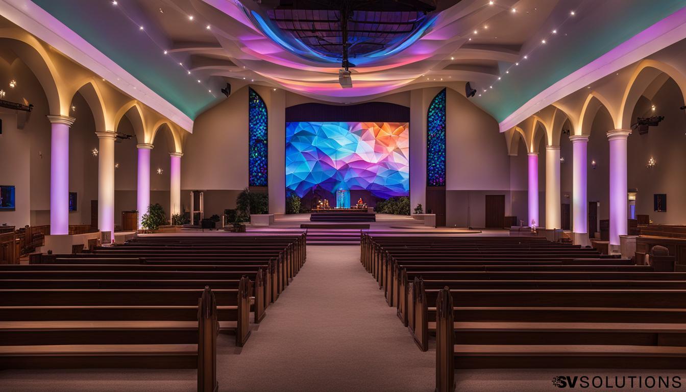 LED Wall for Church in Wilmington