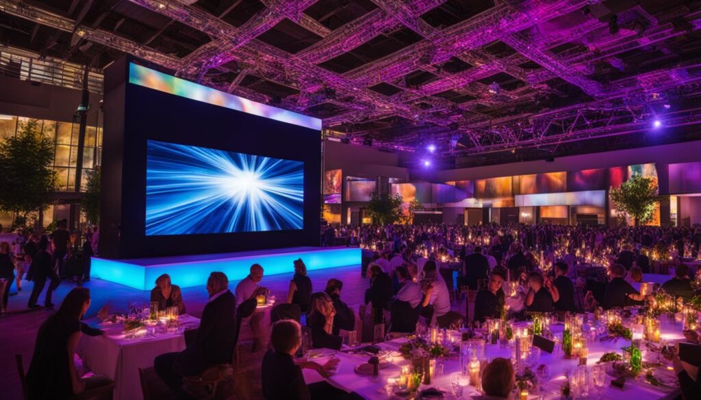 LED wall for events in Springfield