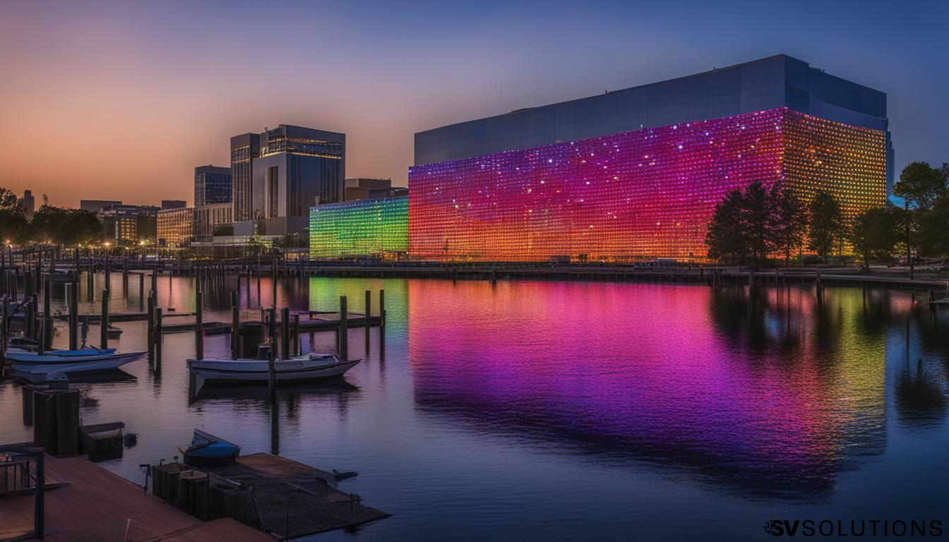 LED wall in Newport News