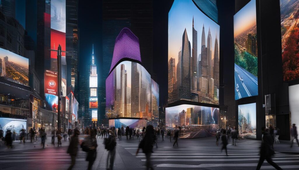 LED wall installation LED wall installation