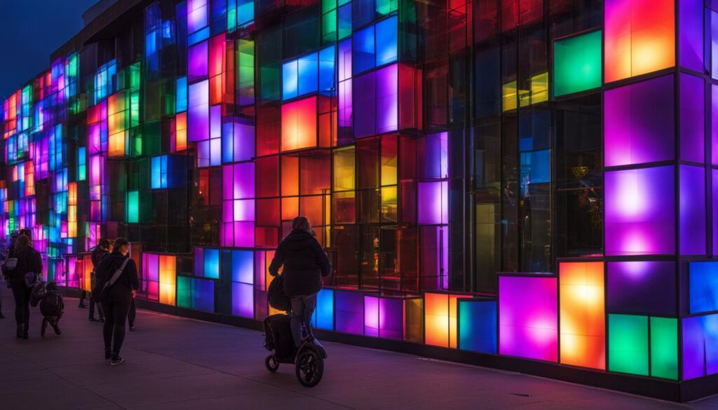 LED wall installation Lowell