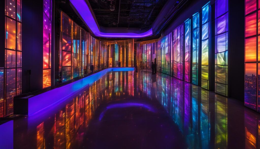 LED wall installation Quincy