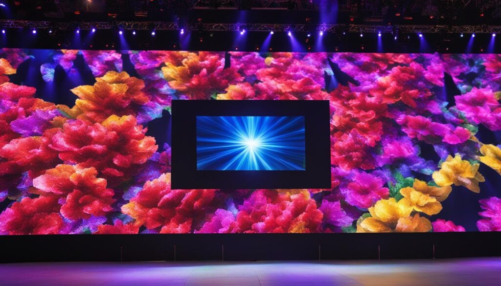 Large LED wall