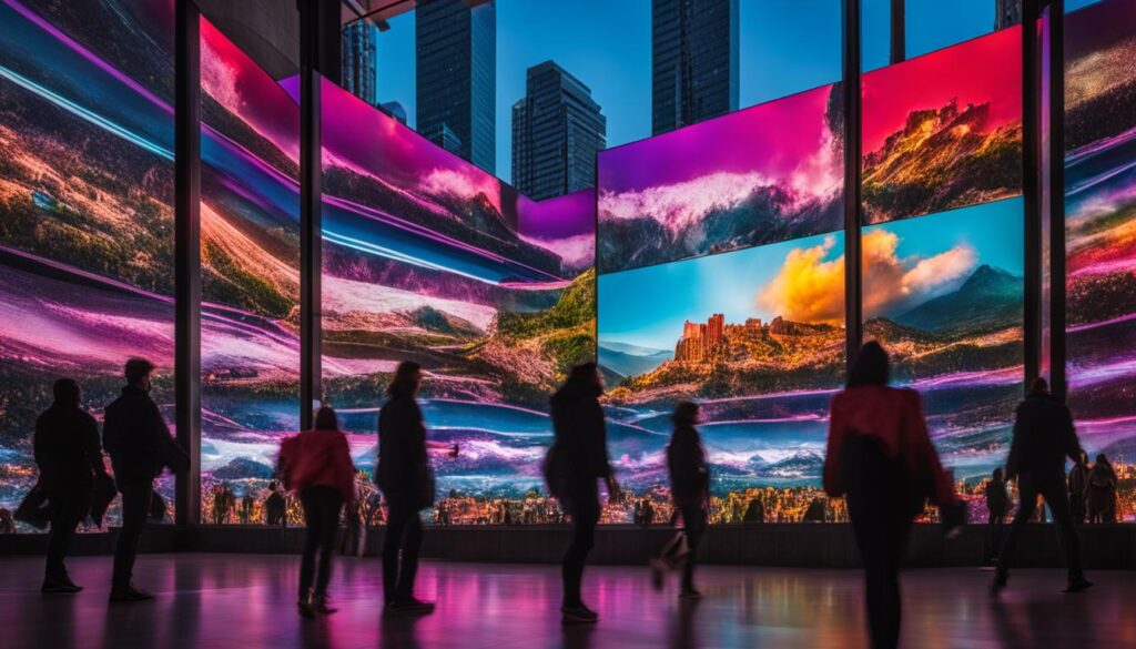 Large LED wall Large LED wall