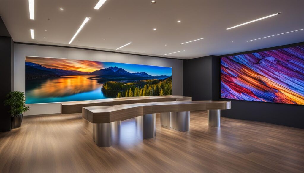 Large LED wall Large LED wall