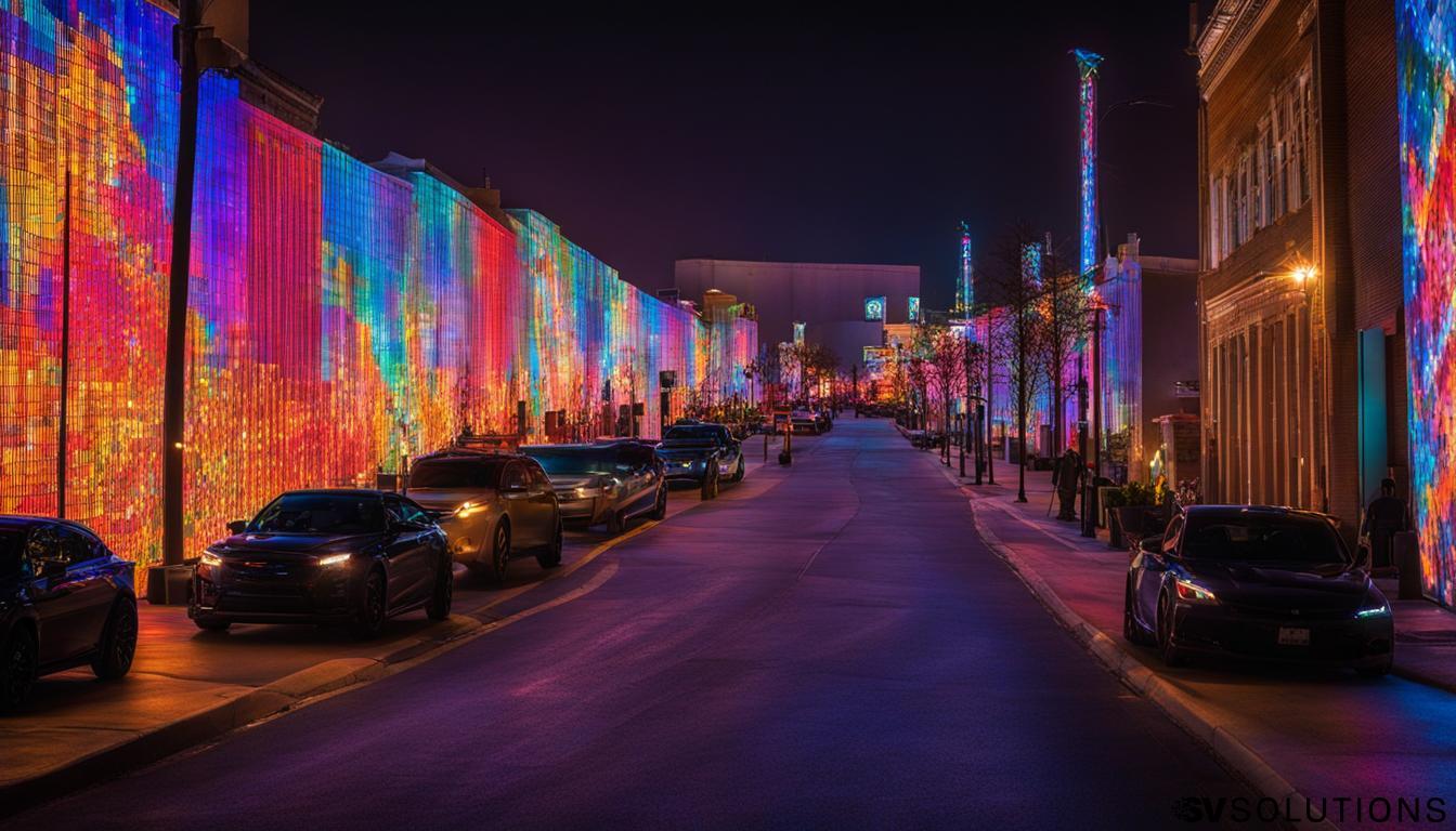 Large LED Wall System in Benton