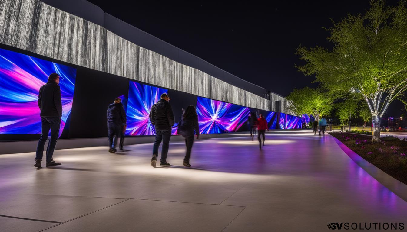 Large LED Wall System in Bentonville