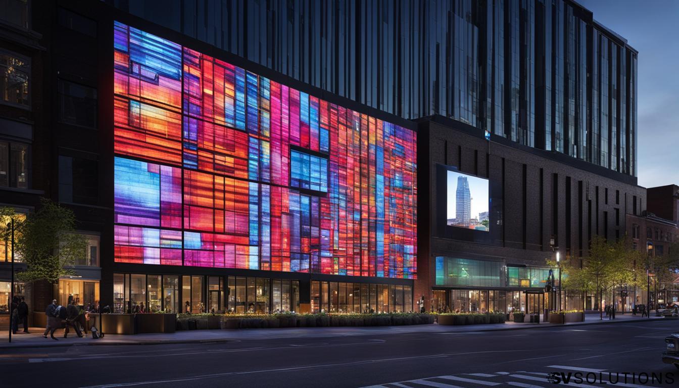 Large LED Wall System in Brockton