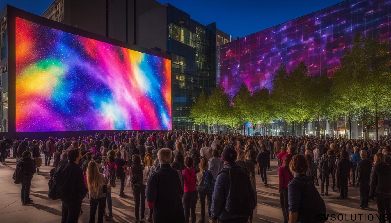 Large LED Wall System in Centennial