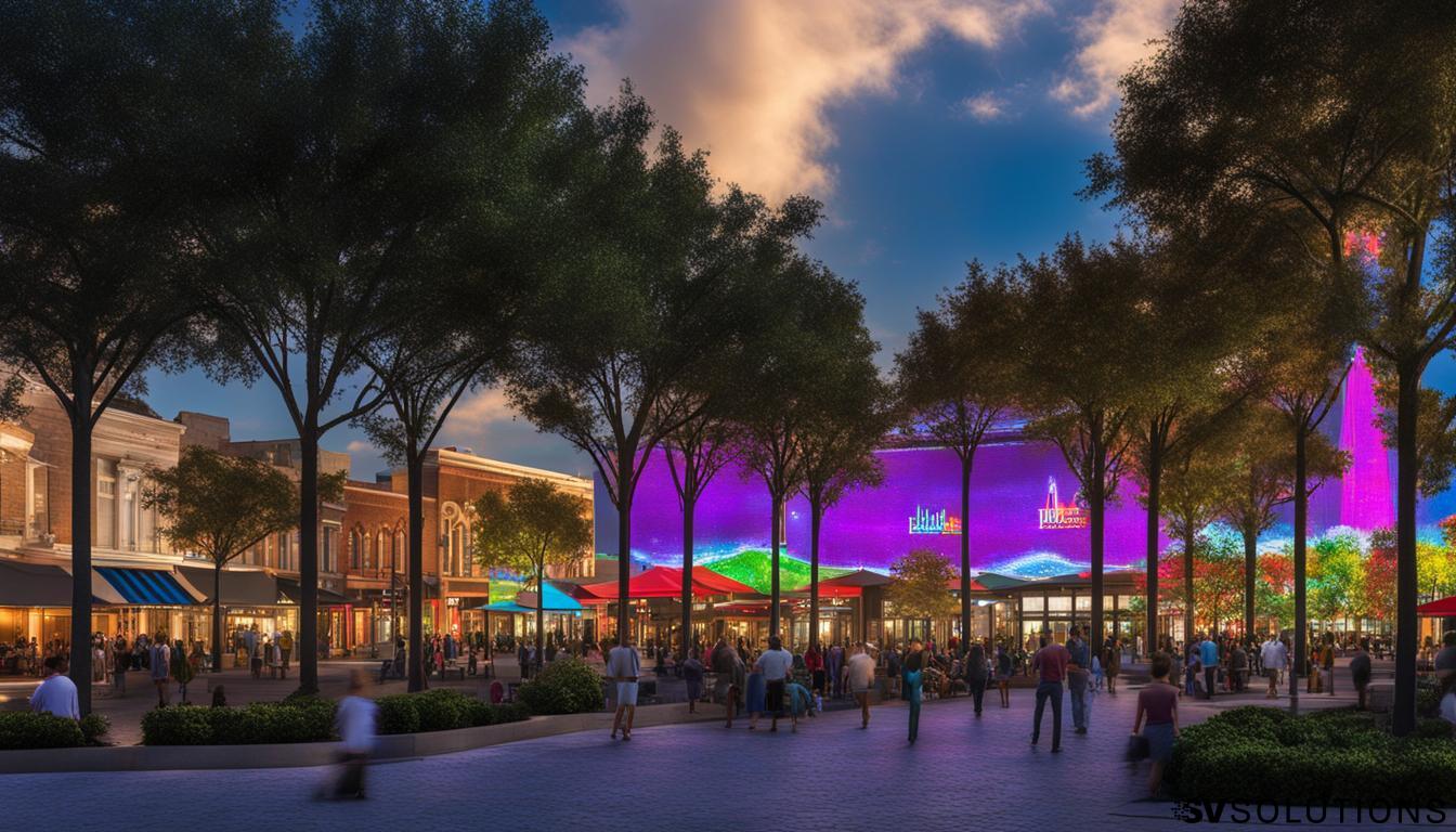 Large LED Wall System in Daphne