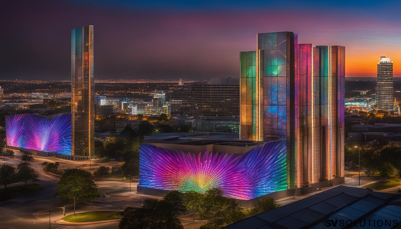 Large LED Wall System in Decatur