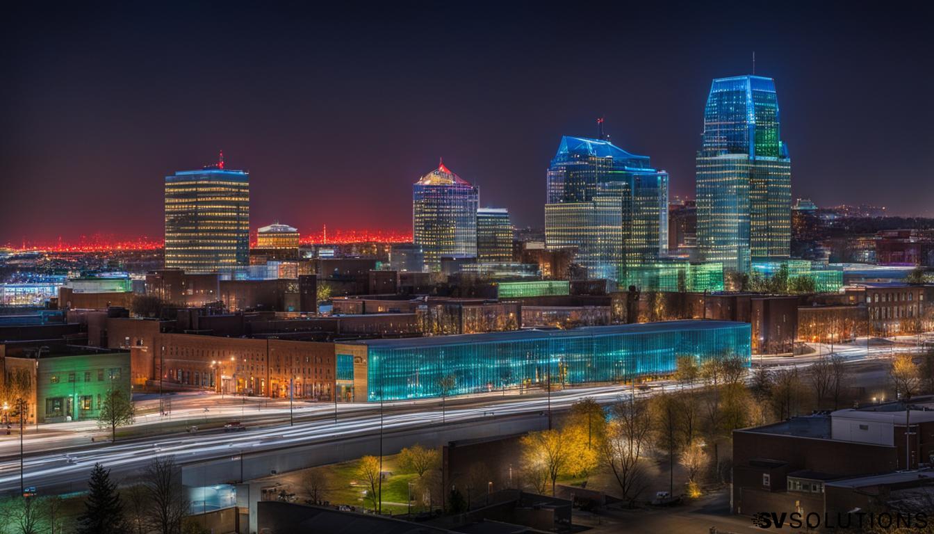 Large LED Wall System in Lowell