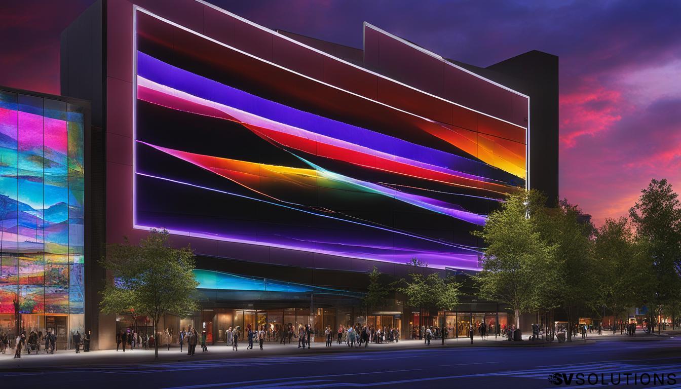 Large LED Wall System in Medford