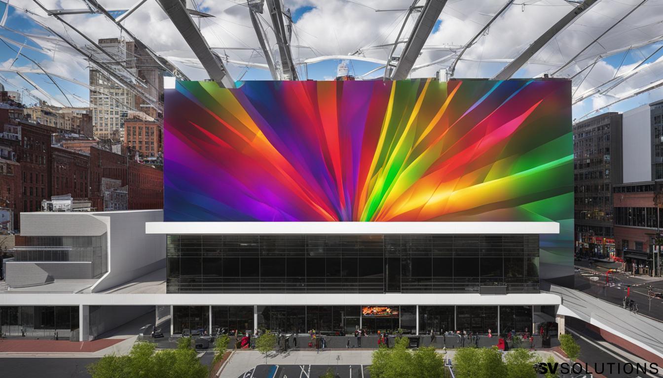 Large LED Wall System in Paterson