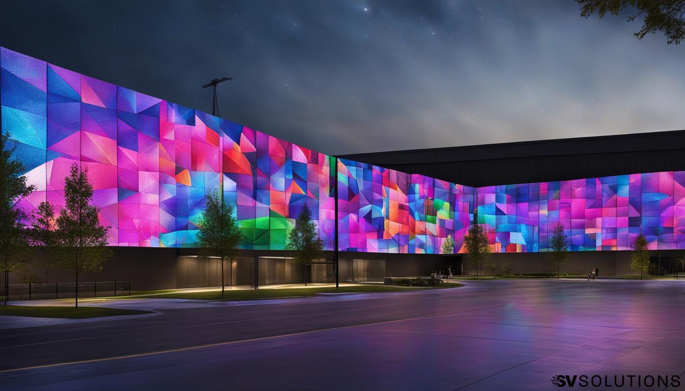 Large LED Wall System in Pine Bluff