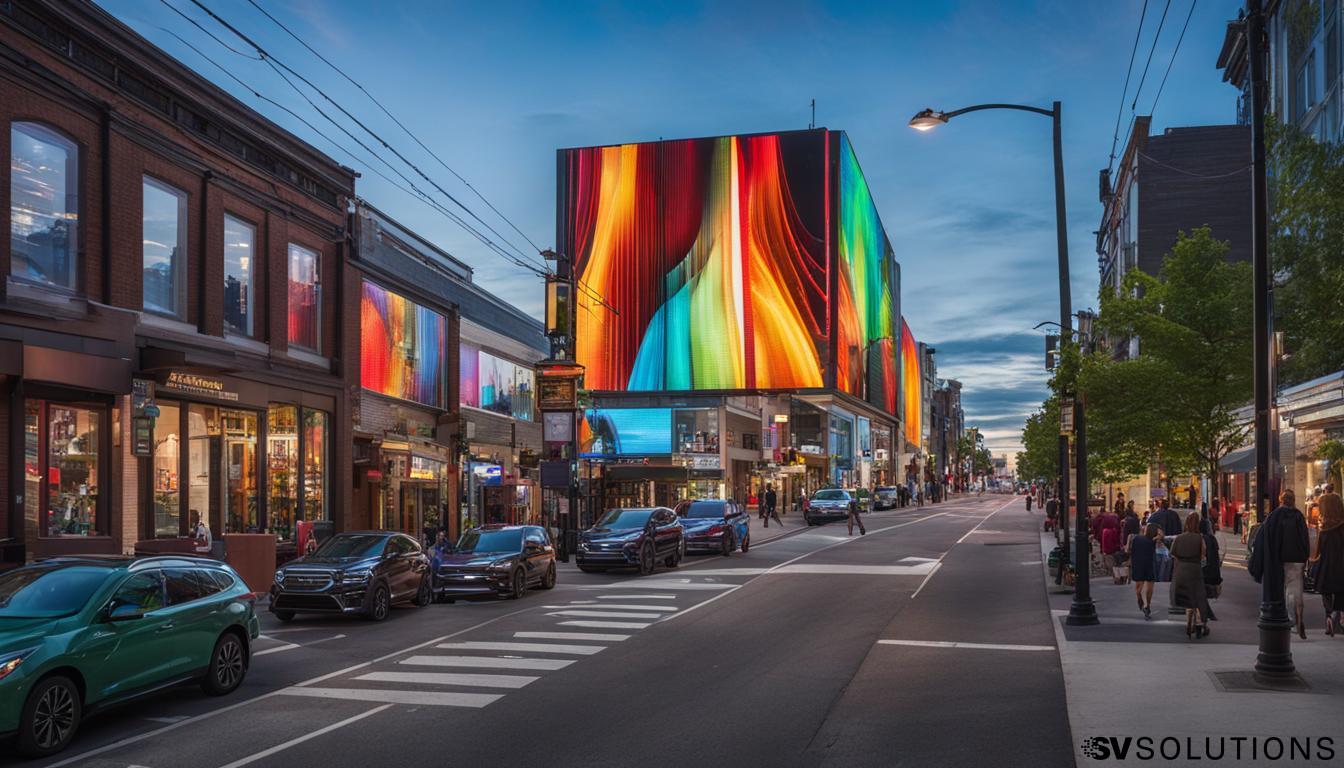 Large LED Wall System in Somerville