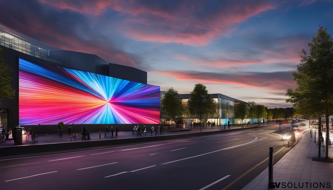 Large LED Wall System in Taunton