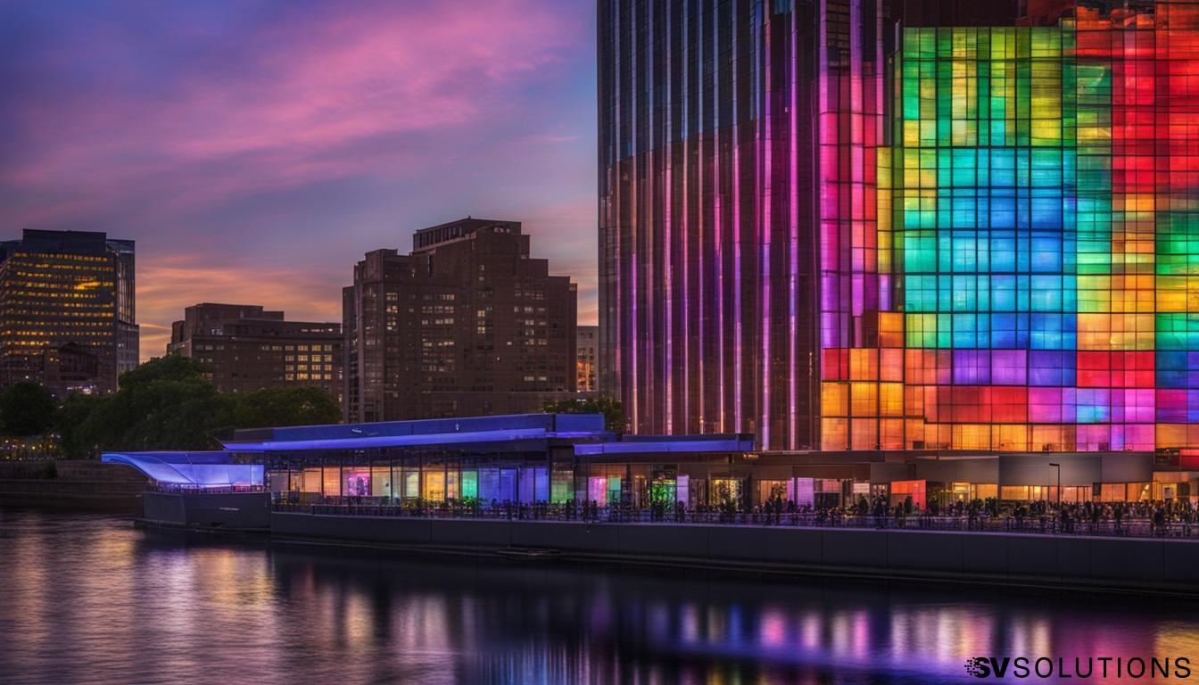 Large LED Wall System in Trenton