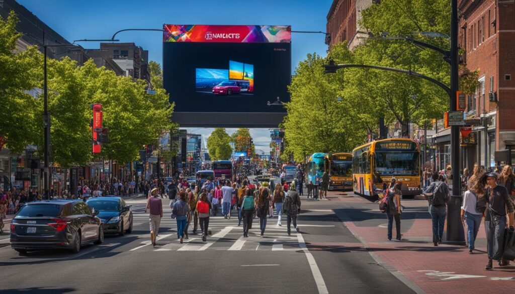 Medford LED screen installation