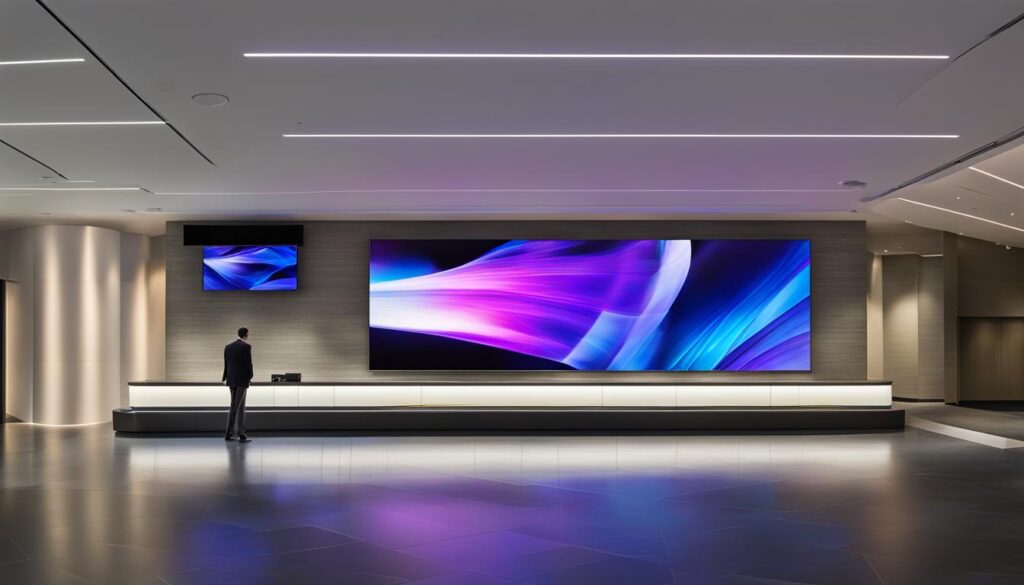 Newton LED Video Wall Installation Newton LED Video Wall Installation