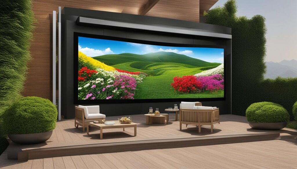 Outdoor LED display screen