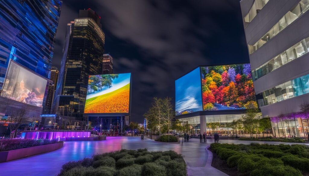 Outdoor LED display screen in Raleigh