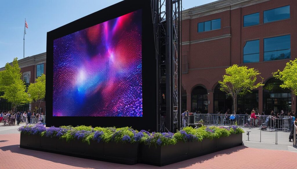 Outdoor LED screen Framingham