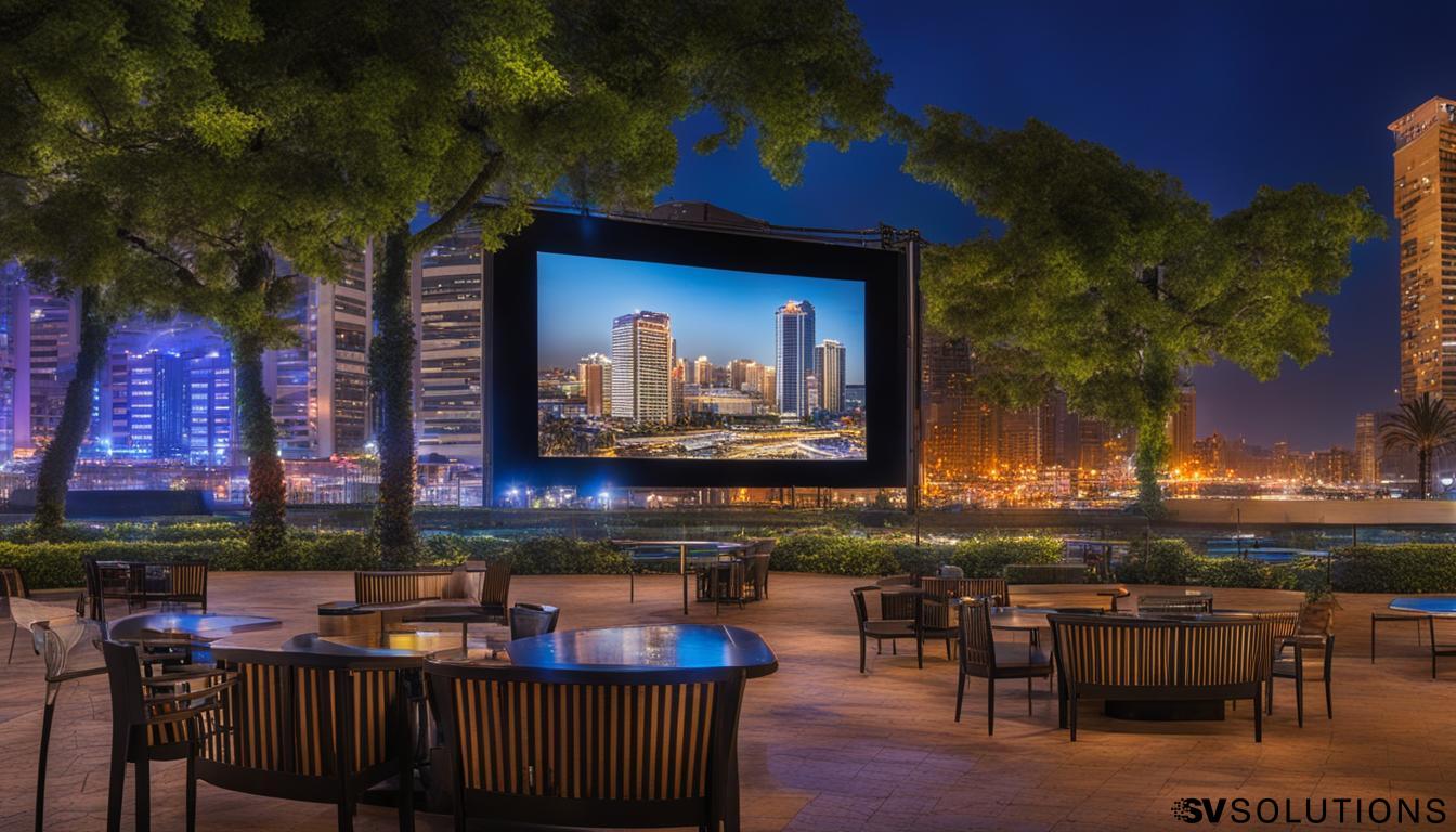 Experience the vibrancy of our Outdoor LED screen in Alexandria