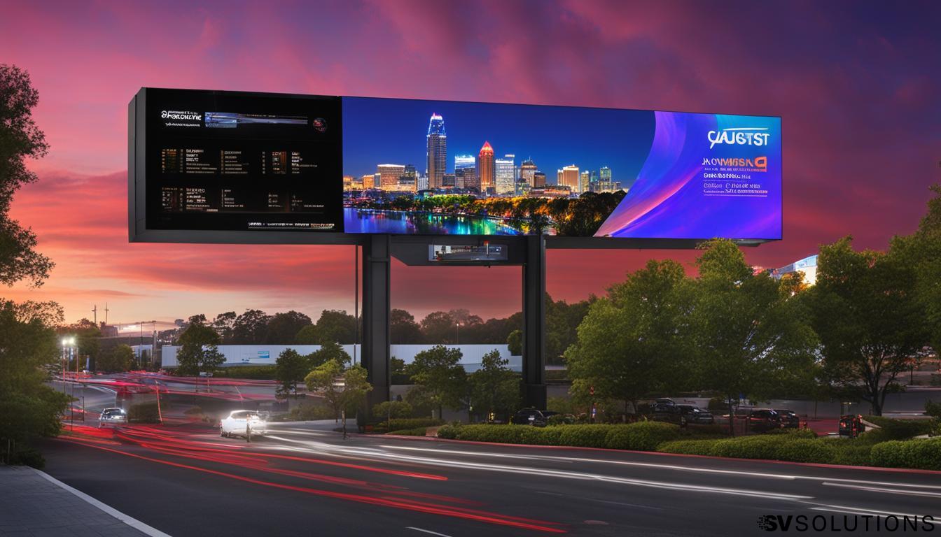 Outdoor LED screen in Augusta