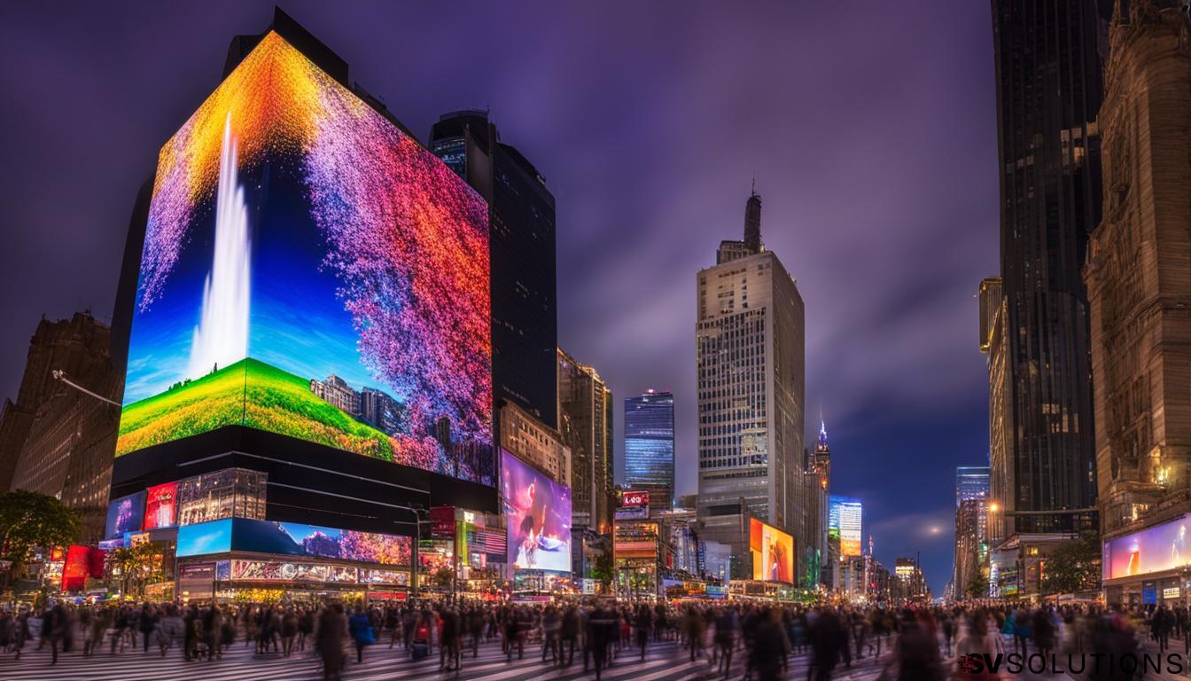 Outdoor LED screen in Cabot