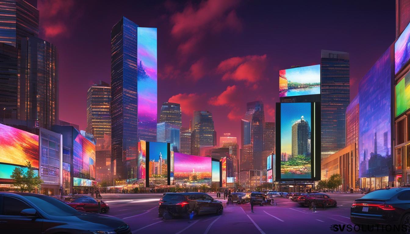 Outdoor LED screen in DeKalb