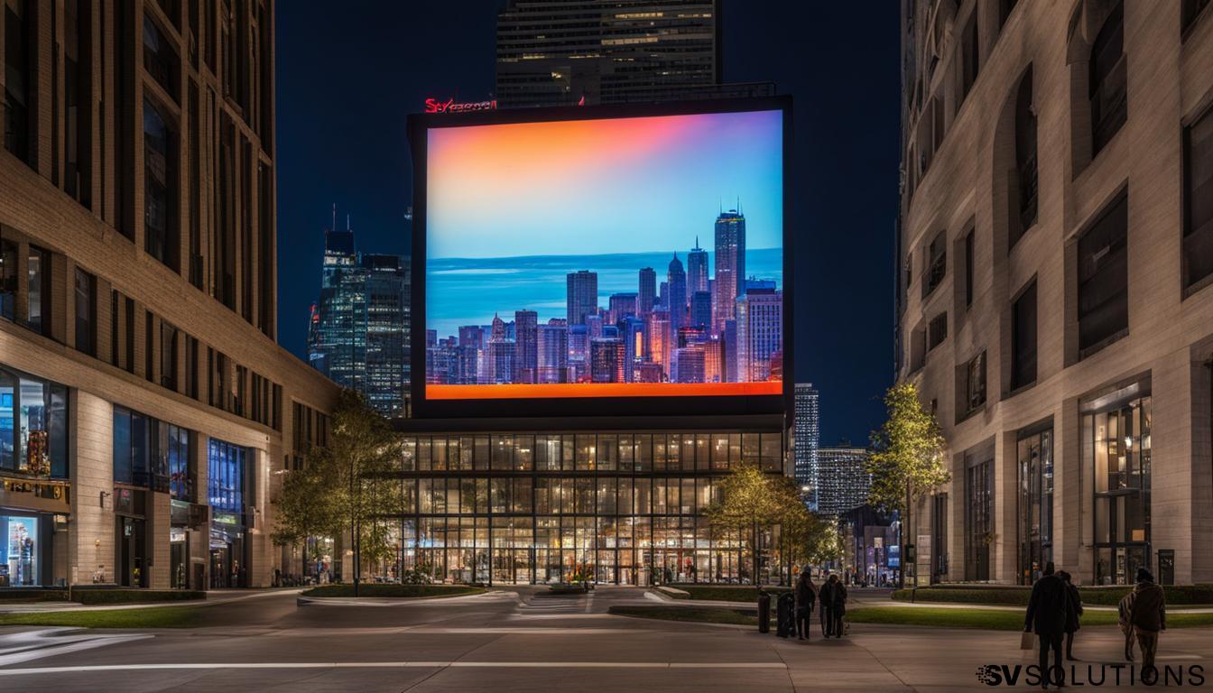 Outdoor LED Screen in Evanston with Sound & Video Solutions