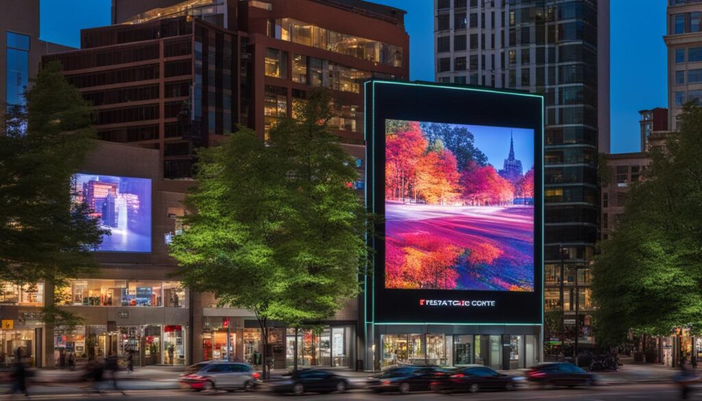 Outdoor LED screen in Fayetteville Outdoor LED screen in Fayetteville