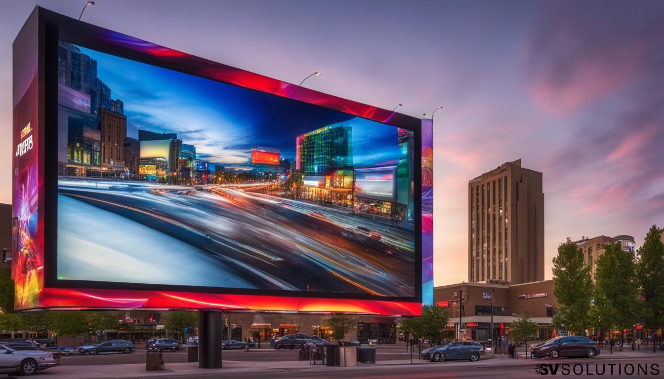 Outdoor LED screen in Greeley