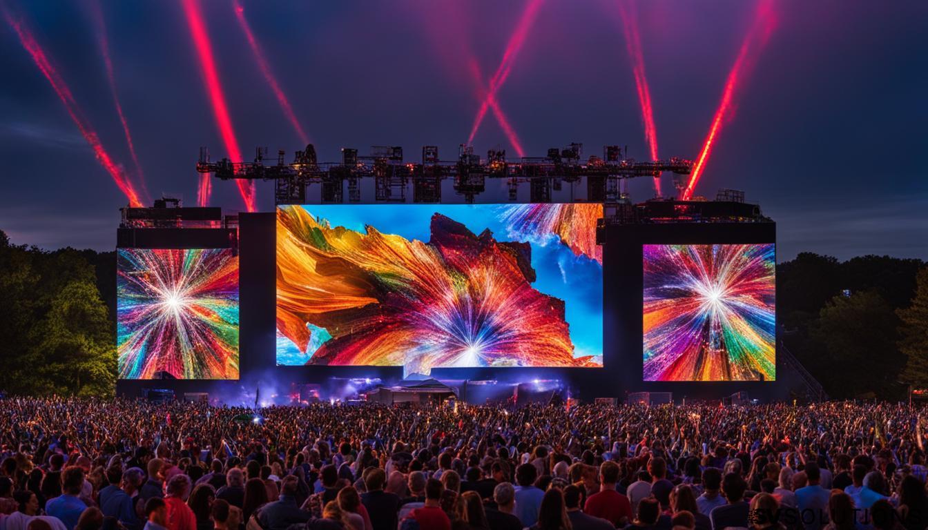 Outdoor LED screen in High Point with Sound & Video Solutions