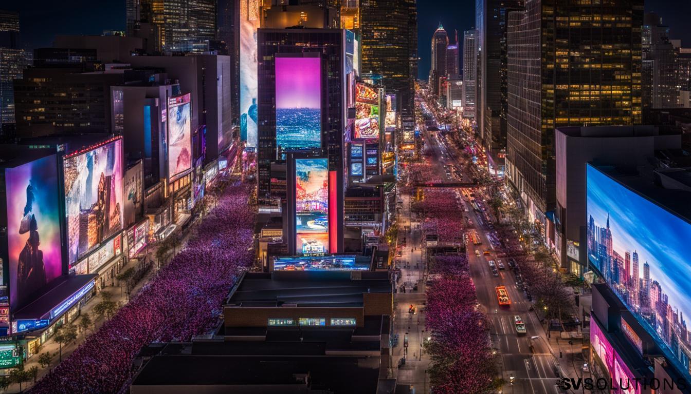 Outdoor LED screen in Lakewood