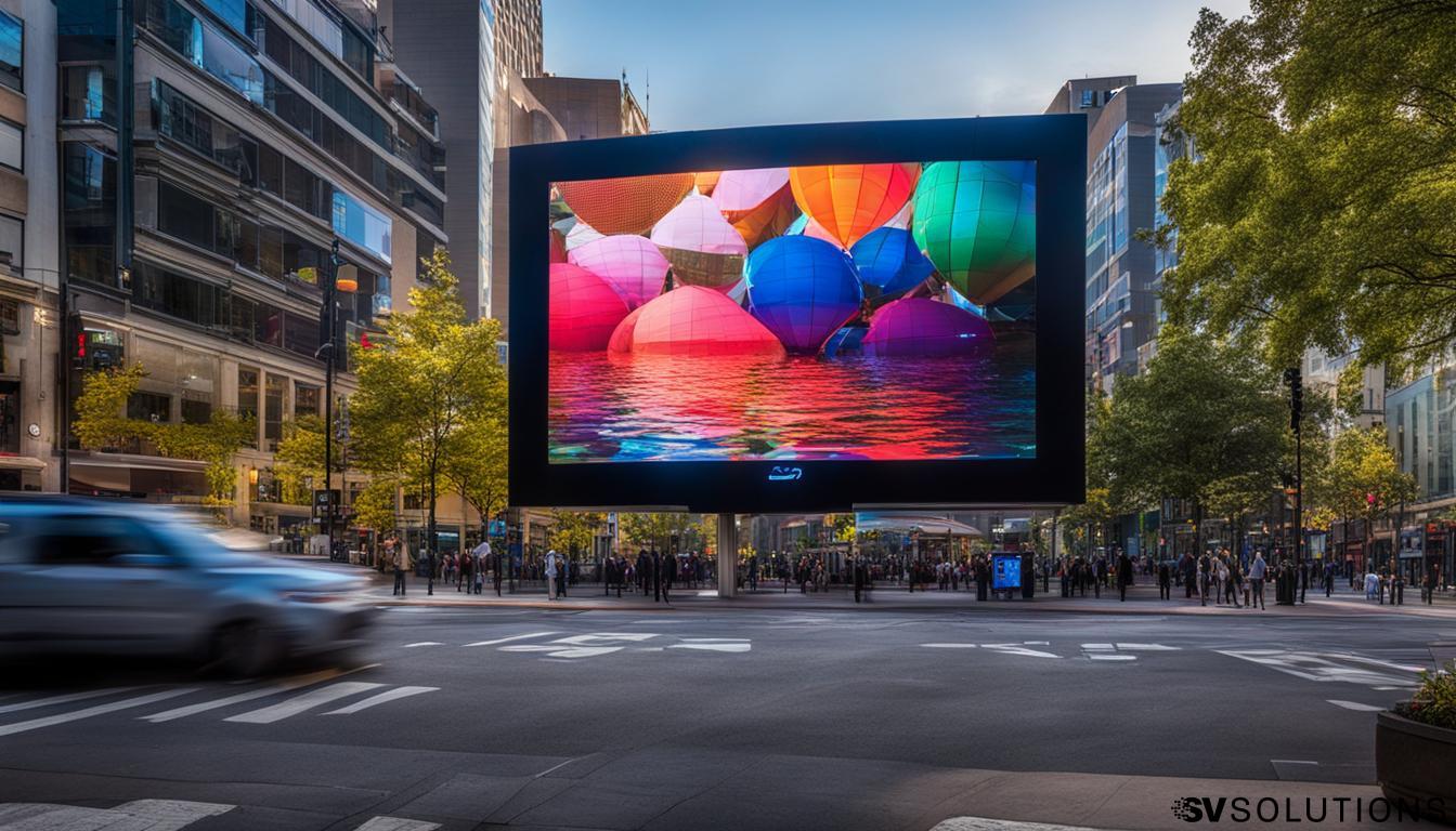 Outdoor LED screen in Medford