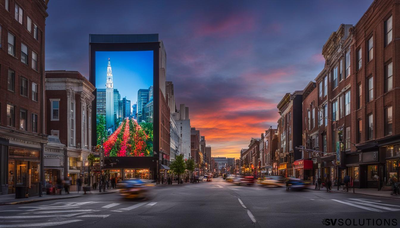 Outdoor LED Screen in New Bedford: The Benefits and Advantages