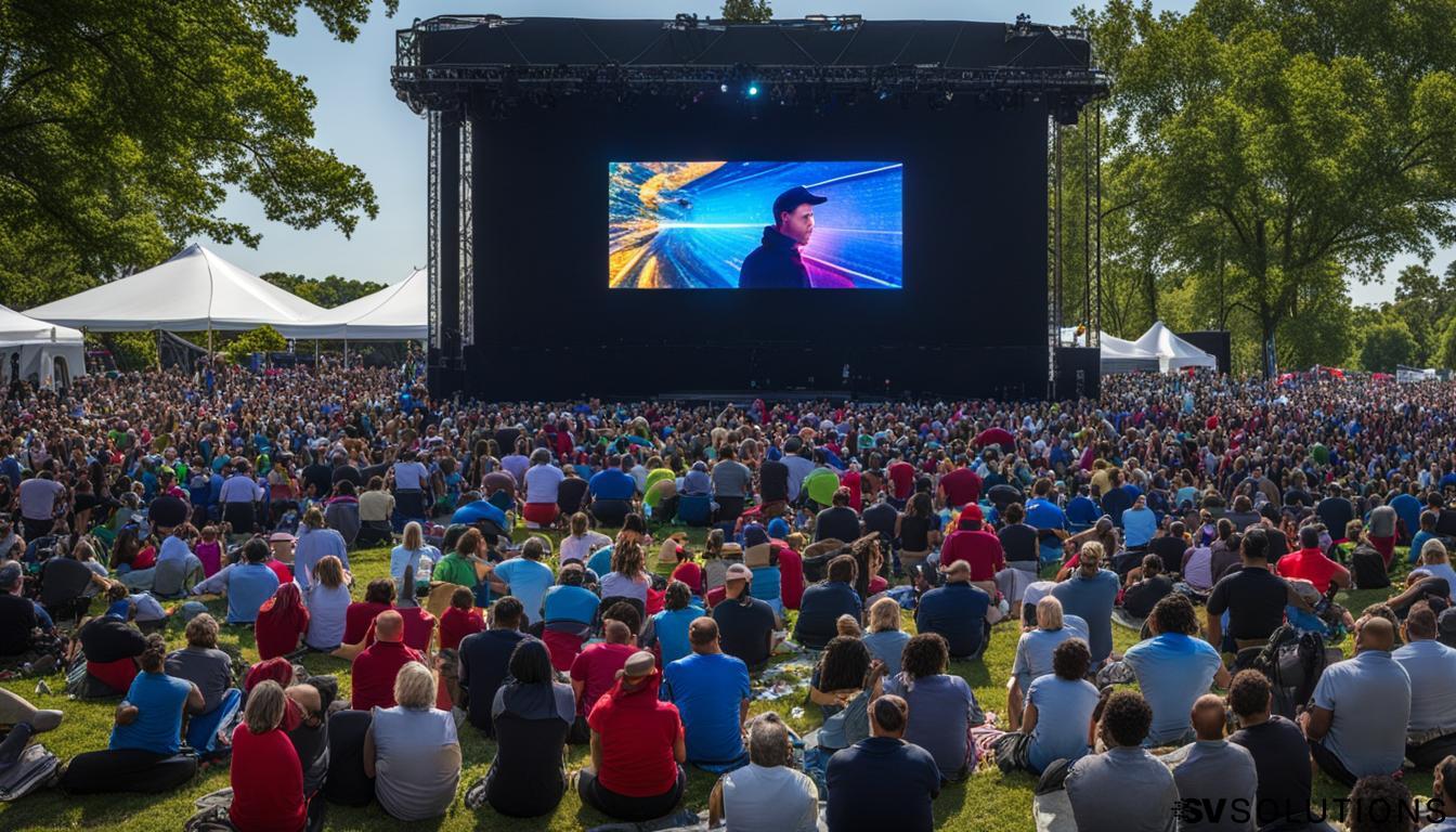 Outdoor LED screen in Newport News: Illuminate Your Events with Sound & Video Solutions