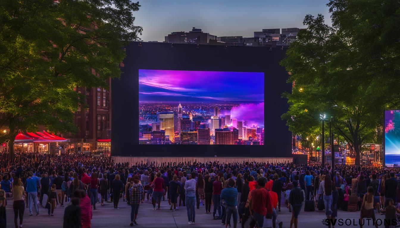 Outdoor LED screen in Passaic