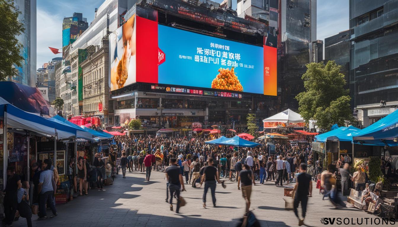 Outdoor LED screen in Peachtree City